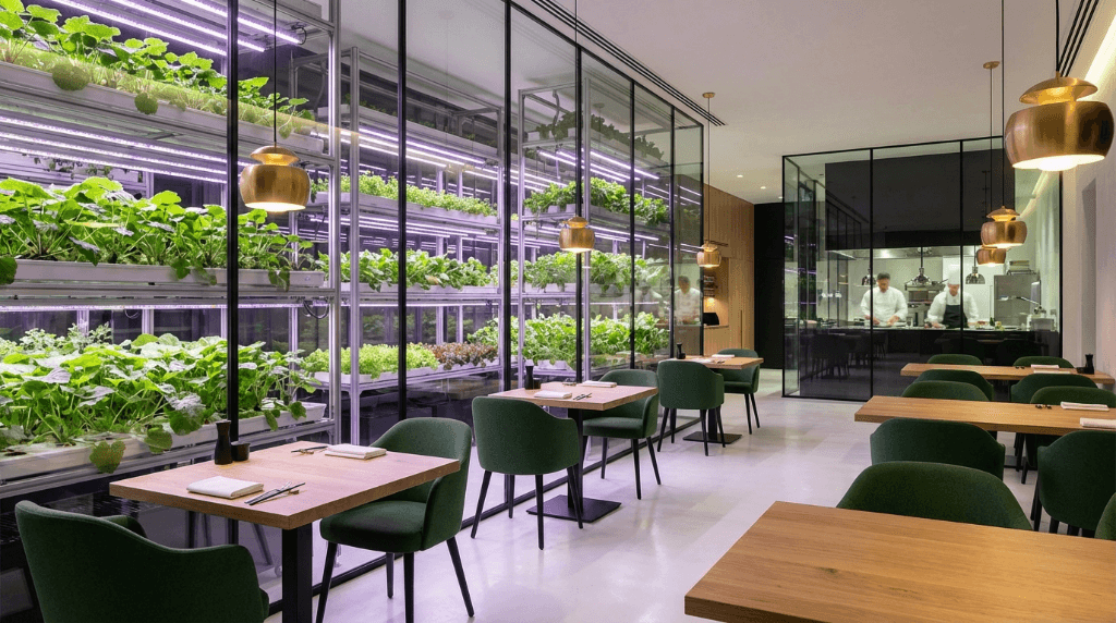 Modern Smart Farm Dining